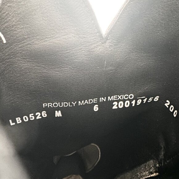 NEW Lane SMOKESHOW Womens Cowboy Boots 6 Silver Western Cowgirl Mid Calf Tall - Picture 9 of 11